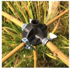 Bamboo Cane Connectors Pack of 8