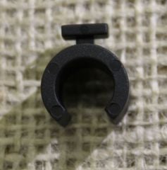 10mm Black Hoop Clips