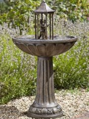 Solar Water Feature Dancing Couple