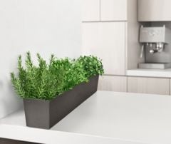 Window Box Table Top Trough Planter Sonata Made from Recycled Rubber