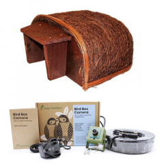 Hedgehog Haus and Wired Camera with 30m Cable Gift Set