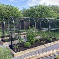 Domed Aluminium Fruit or Vegetable Walk In Cage DVC