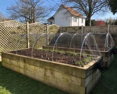 Garden Hoops Aluminium For Creating Cloches or Tunnels