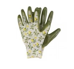 Sicilian Lemon Seed and Weed Gardening Gloves Medium