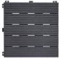  Recyled Rubber Decking Tiles Pk of 6